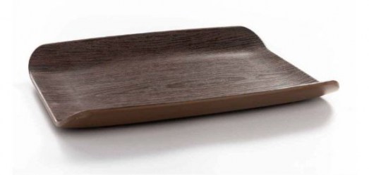 Bandeja Rectangular P22324 Natural Marrón Oscuro